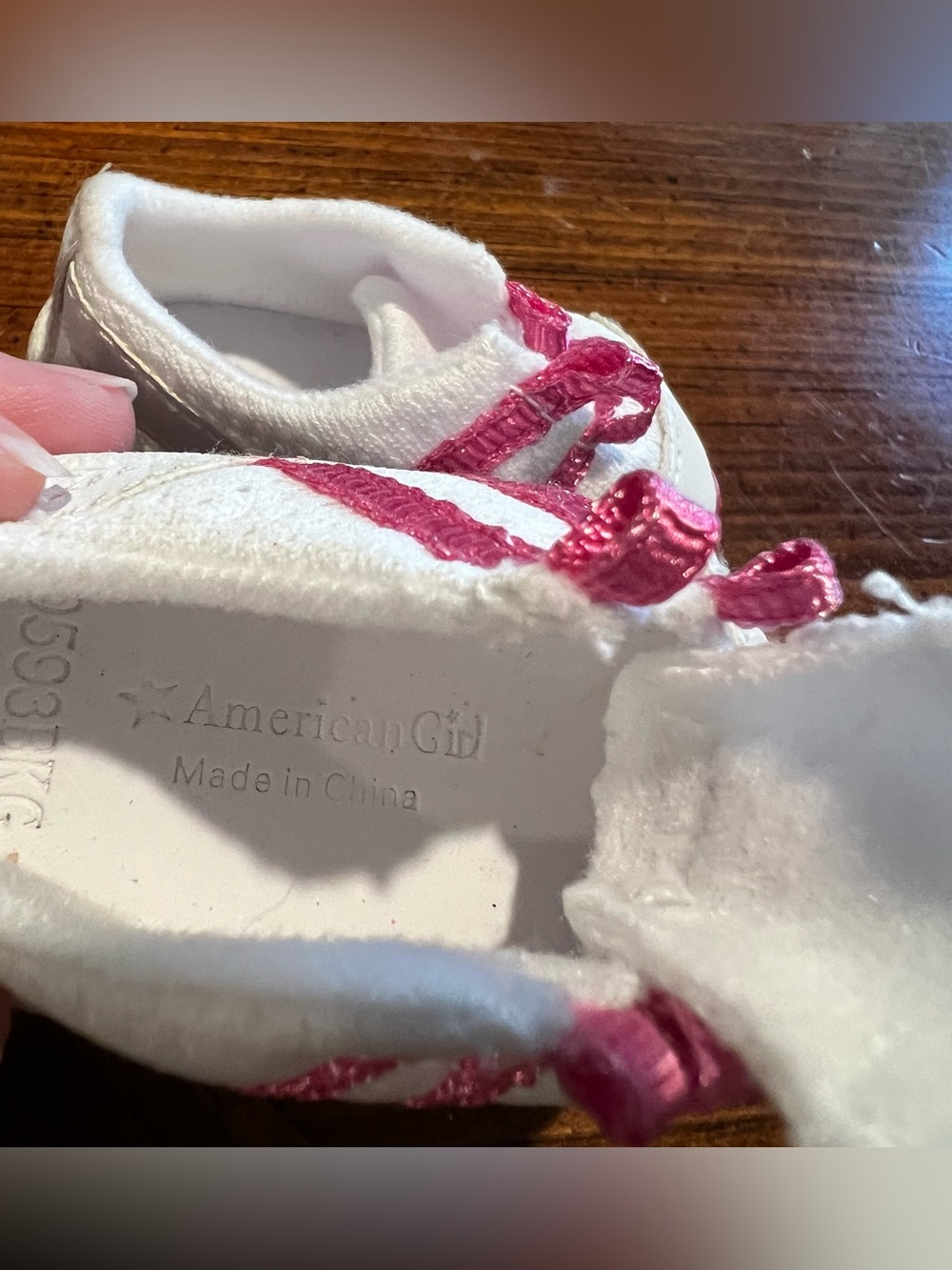 American Girl Doll Megaphone + Shoes + Tote Bag 3 Piece Mixed Lot Cheer Themed - Picture 10 of 10
